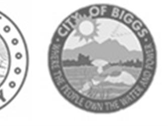 logos for the city of chico, the city of oroville, butte county, the city of biggs, caltrans district 3, and the city of gridley